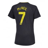 Maglia Calcio Everton Dwight McNeil #7 Seconda Divisa Donna 2024-25 Manica Corta